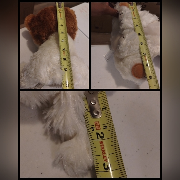 Bobo Sitting Dog FIESTA Cream Tan 10 " PLUSH Stuffed PUPPY DOG Animal SOFT - Picture 11 of 11